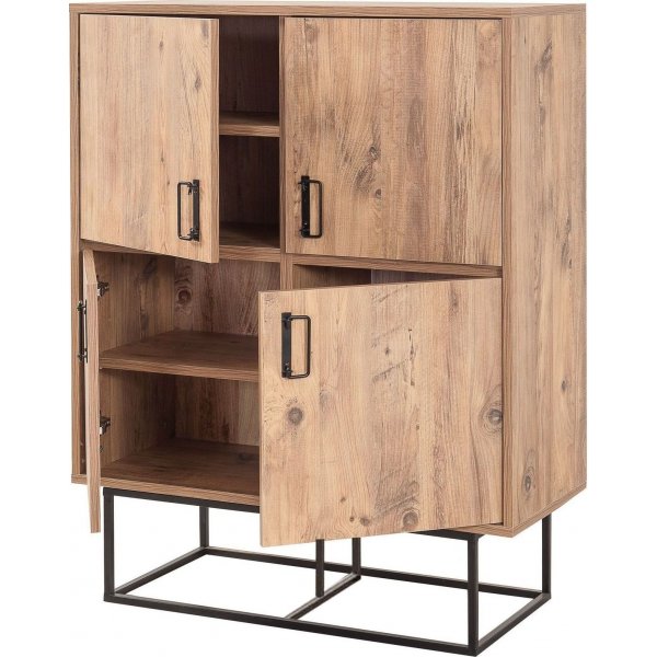 Quantum Solo skap - Furu/svart Quantum Solo skap - Furu/svart