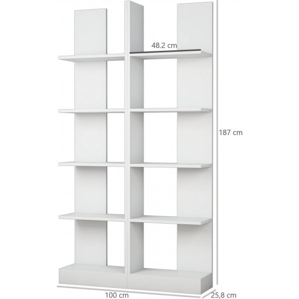 Ikiz bokhylle - Hvit Ikiz bokhylle - Hvit