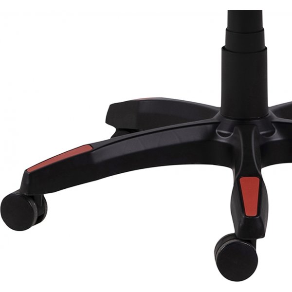 Canyon kontorstol / gaming stol - Sort PU/r�d