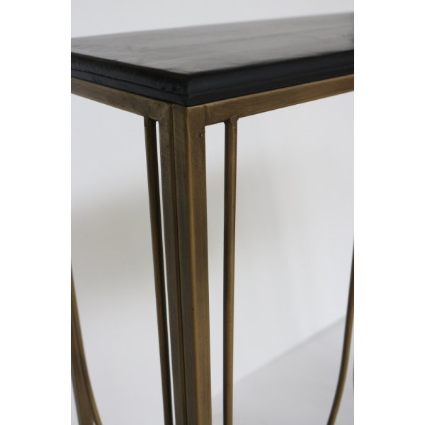 Venestad konsollbord - Tre/gylden Venestad konsollbord - Tre/gylden