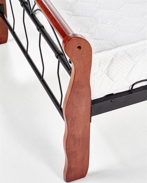 Anika 160 cm seng - antikk kirsebær/svart Anika 160 cm seng - antikk kirsebær/svart