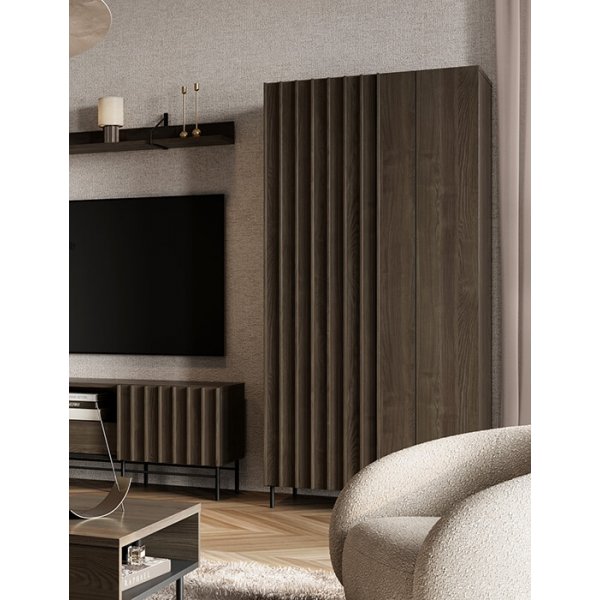 Piemonte garderobe - Portland ask/svart Piemonte garderobe - Portland ask/svart