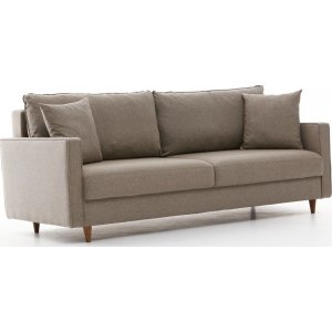 Eca 3-seters sofa - Kremhvit