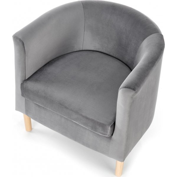 Lenestol Seal - Grå fløyel Lenestol Seal - Grå fløyel