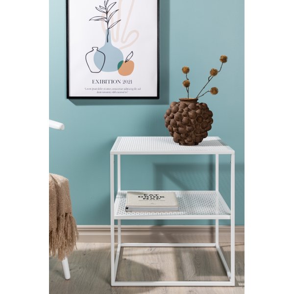 Netz sidebord 55 x 55 cm - Hvit Netz sidebord 55 x 55 cm - Hvit
