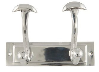 Marina kleshenger - 2stk kleskroker (krom)