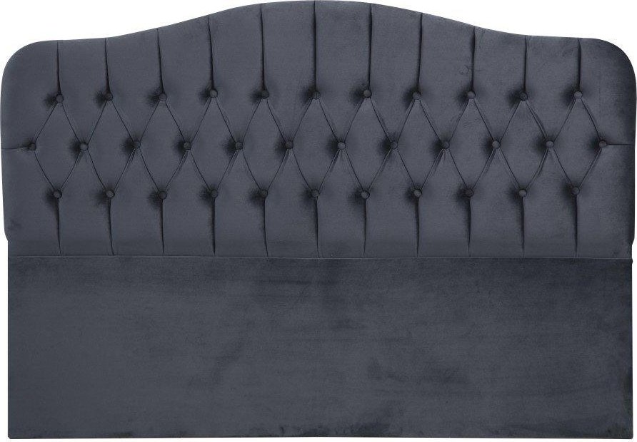 Vassi sengegavl 160 x 125 cm - Antrasitt - Sengegavler
