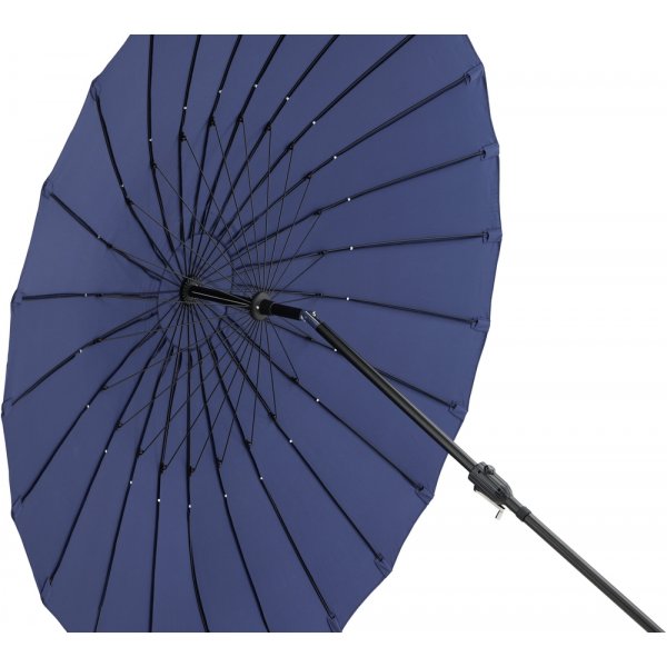 Palmetto parasoll - Sort/Blå Palmetto parasoll - Sort/Blå