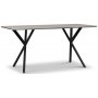Smokey spisegruppe, spisebord med 4 Carisma flyelsstoler - Bl