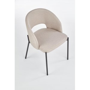 Cadeira spisestol i beige stoff Cadeira spisestol i beige stoff