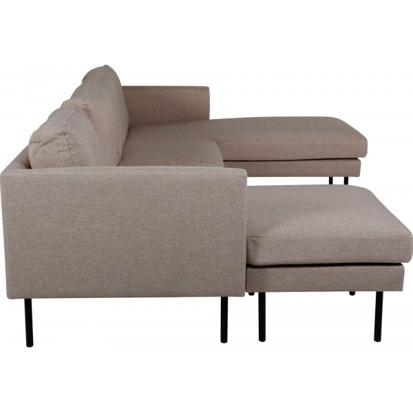 Eden U-sofa - Brun