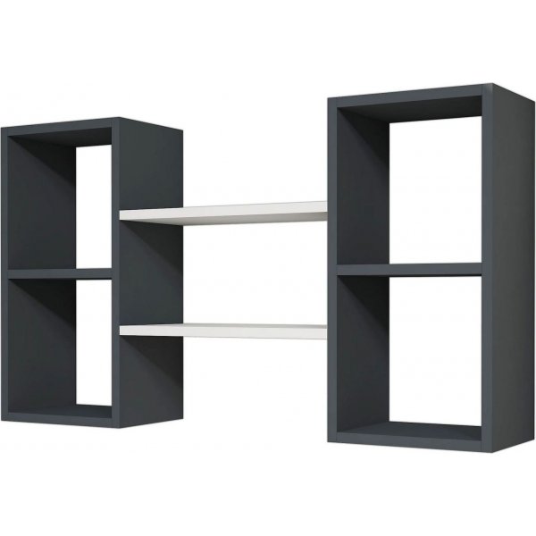 Bambi vegghylle - Hvit/antrasitt Bambi vegghylle - Hvit/antrasitt