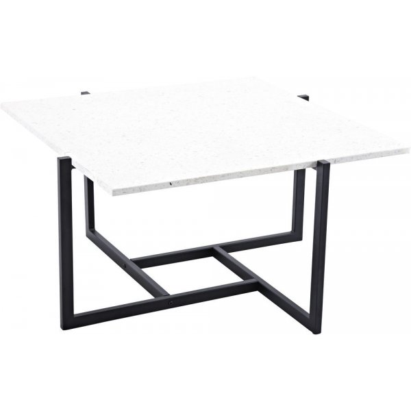Salongbord Bivo - Svart / Hvit Terrazzo