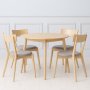 Nelson spisebord, 90 cm - Eik + Flekkfjerner for mbler