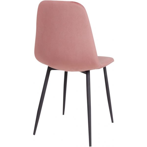 Stockholm Spisestol - Rosa/Svart