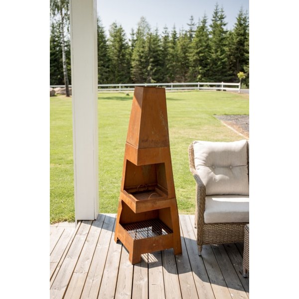 Bastian peis 50 x 50 cm - Rustoransje