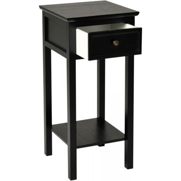 Lela nattbord - Antikksvart