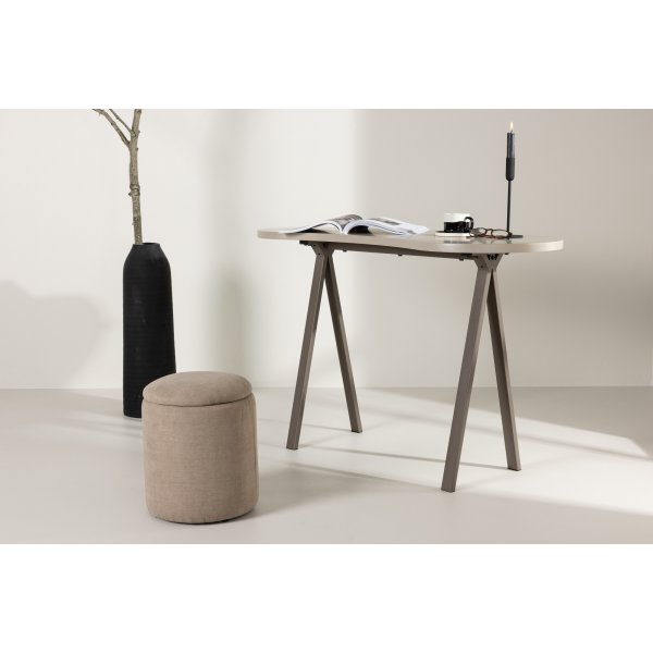 Holmestrand skrivebord 115 x 50 cm - Beige/Brun