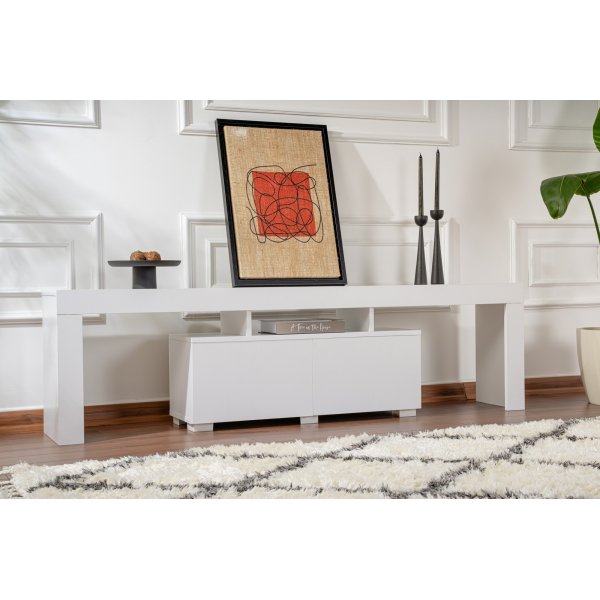 Enclave TV-stativ - Naturhvit Enclave TV-stativ - Naturhvit