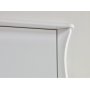 Barokk garderobe med 2 drer - Hvit