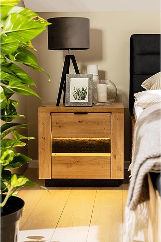 Ostia nattbord - Eik