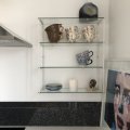 Kundebilde Ellen vegghylle - Hvit/Glass