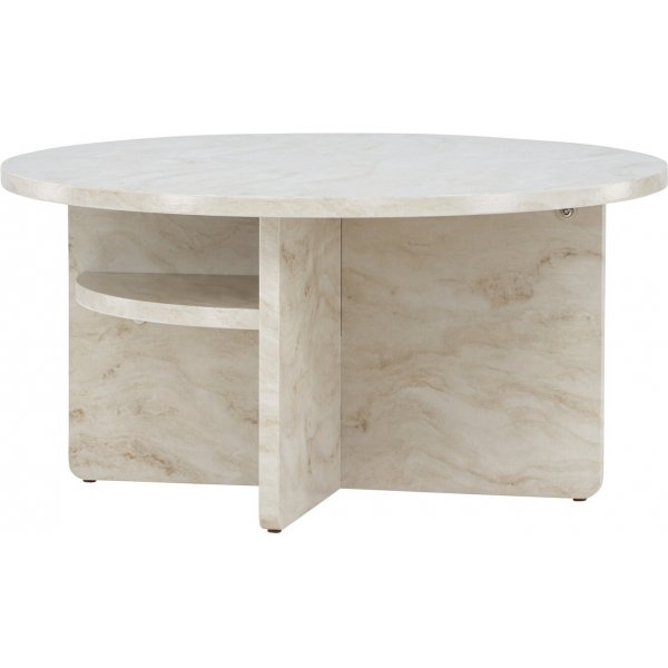 Ålesund salongbord Ø85 cm - Beige Ålesund salongbord Ø85 cm - Beige