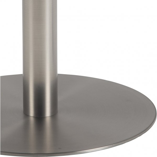Corby salongbord Ø80 cm - Hvit/nikkel Corby salongbord Ø80 cm - Hvit/nikkel