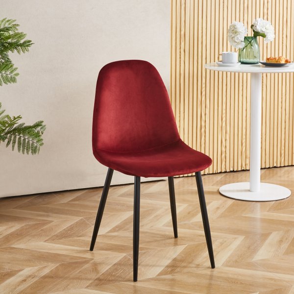 Carisma stol - Bordeaux (flyel) + Tekstilrens for mbler