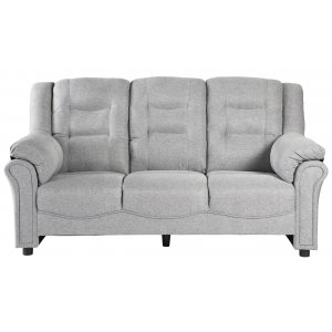 Vera 3-seters sofa i grtt stoff