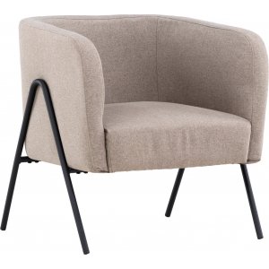 Rika lenestol - Beige/Sort Rika lenestol - Beige/Sort