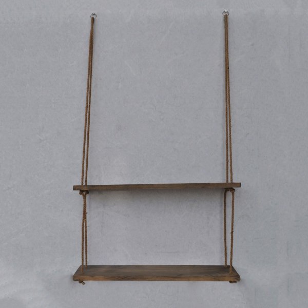 Abstrakt vegghylle 42 - Valnøtt Abstrakt vegghylle 42 - Valnøtt