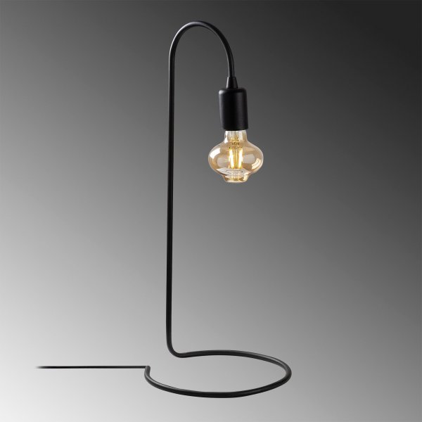 Yllan bordlampe, klar - Svart Yllan bordlampe, klar - Svart