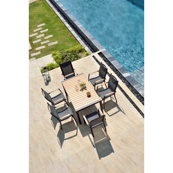 Panama spisegruppe 3 - Sort/teak