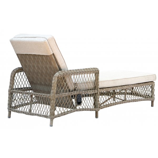 Provence solseng med sammenleggbar rygg - Nature Provence solseng med sammenleggbar rygg - Nature