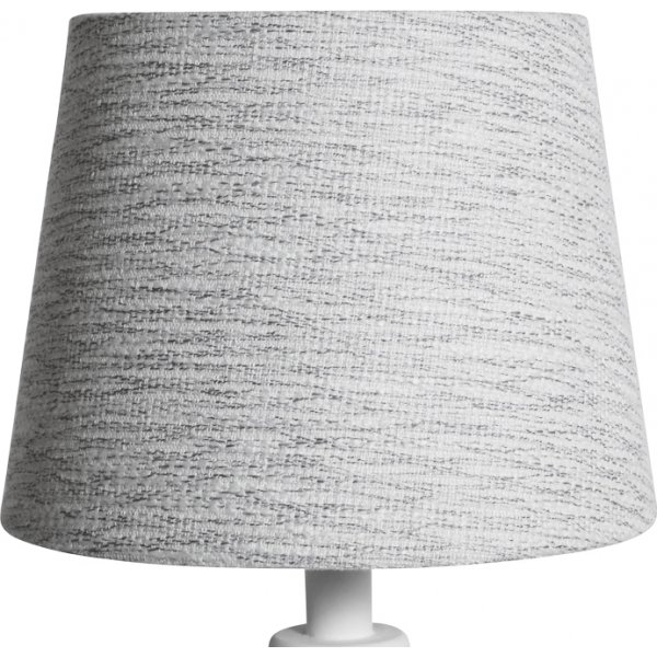 Rund lampskrm 18x23x18 cm - Ljus (grovt linne)