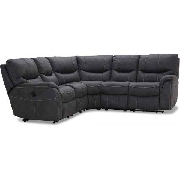 Rom elektrisk hvilestol hjrnesofa - Gr stoff
