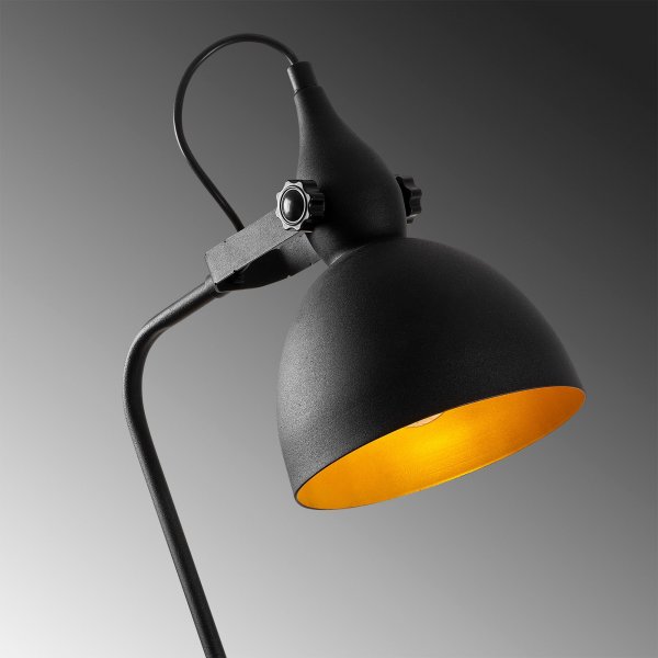Like gulvlampe 6 - Svart/gull Like gulvlampe 6 - Svart/gull