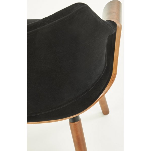 Cadeira lenestol 396 - Sort/valnøtt Cadeira lenestol 396 - Sort/valnøtt