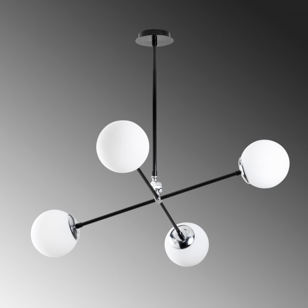 Lorea taklampe 1 - Sort/hvit