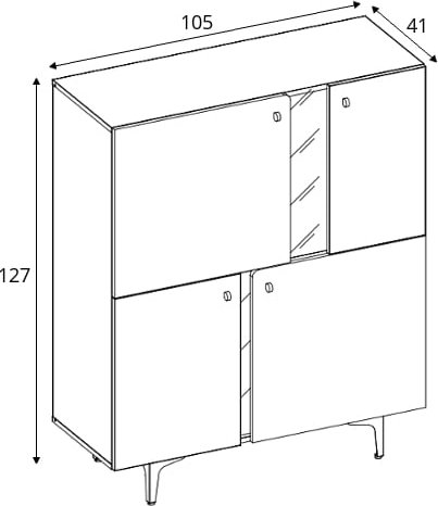 Farger skap - Blå Farger skap - Blå