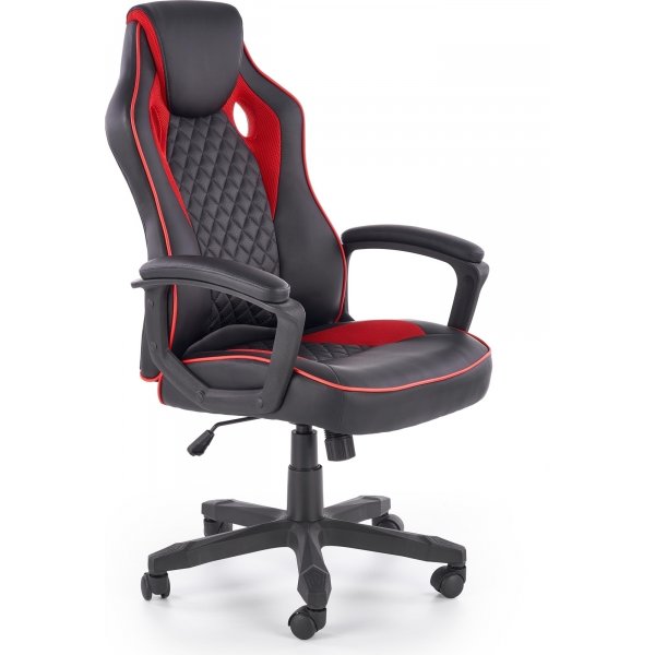 F1 gamingstol - Svart/rd