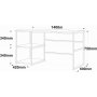 Voyage skrivebord 26 - Furu