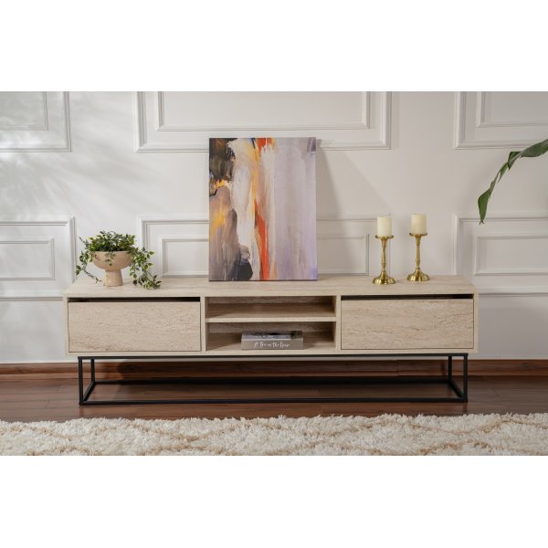 TV-stativ 180 cm beige - Escape TV-stativ 180 cm beige - Escape