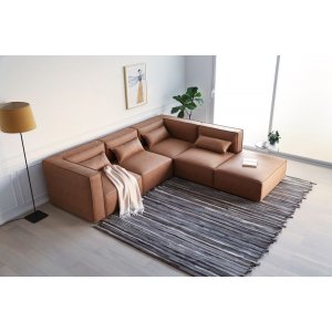 Nees modulsofa i cognac (fløyel) combo 2 Nees modulsofa i cognac (fløyel) combo 2