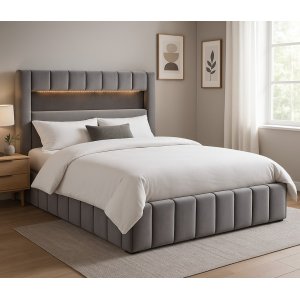 Sengeramme med LED-belysning 160x200 cm Sengeramme med LED-belysning 160x200 cm