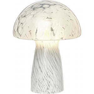 Mushi bordlampe 22,5 cm - Hvit/Klar