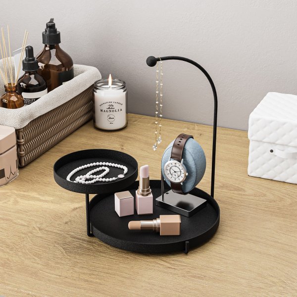 Knidos dekorativ tallerken - Svart Knidos dekorativ tallerken - Svart