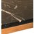 Sydney sofabord 120 - Sort marmor / Oljet eik