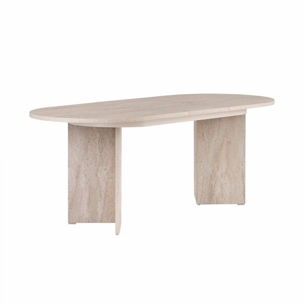 Uttrekkbart spisebord Sirell 160-200 cm - Travertin